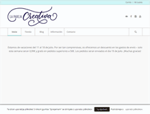 Tablet Screenshot of laparejacreativa.com